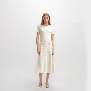 Jersey Knit Summer Dresses White - Elegant & Casual