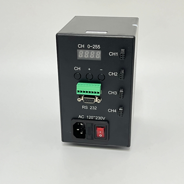 Machine Vision Standard 4-channel LED Dimming Controller Digital Display Controller, Suitable for Industrial Lighting Solutions