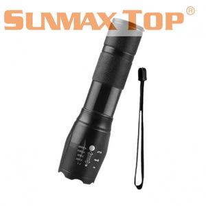 ไฟฉายซันแม็กซ์ ท็อป รีชาร์จได้ รุ่น T6 LED ซูมได้ ตัวเรือนอะลูมิเนียม - Product Image 3