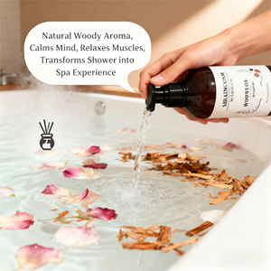 SILENT FORES Gel de ducha de baño de hierbas orgánicas naturales nutritivas hidratantes 500ml Aroma floral para mujeres Todo Tipo de Piel - Product Image 4