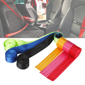 Housses de ceinture de sécurité pour voiture, sangles en toile de 3,5 m, durables, multicolores, pour la protection de l'intérieur de la voiture - Product Image 1