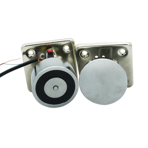 Dc 24v מגנטי דלת מחזיק עגול מגנטי פקק מותאם אישית צורה עגולה קיר רכוב מגנטי דלת מנעול - Product Image 3