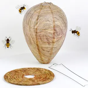 SUCKY wirksames Abschreckungsmittel Biene Hornissen Wespennes Nest Köder Papier Laterne Abschreckungsmittel hängende wasserdichte Bienenstock-Lanterne