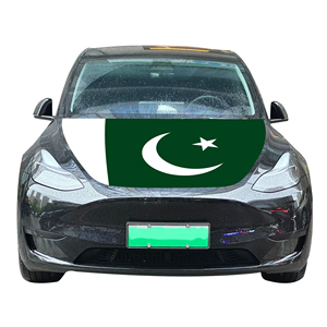 <span class=keywords><strong>Housse</strong></span> de capot de voiture Pakistan 120x150cm en gros – Drapeau abordable, résistant à l'usure et durable pour capot moteur de voiture - Product Image 1