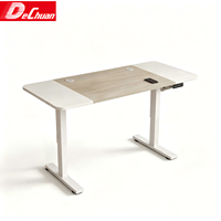 Bureau de jeu électrique intelligent avec plateau bicolore pour salles d'e-sport