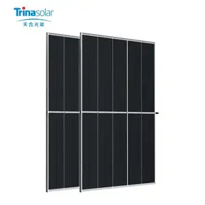 Superior quality Trina 620-645W Mono Bifacial Dual Glass Solar panels PV for Solar System