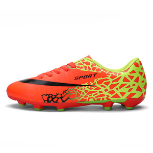 Chaussures de football pour hommes, tige synthétique, semelle extérieure en caoutchouc, crampons AG, chaussures de football d'entraînement, doublure en mesh d'été, semelle intermédiaire en EVA - Product Image 5