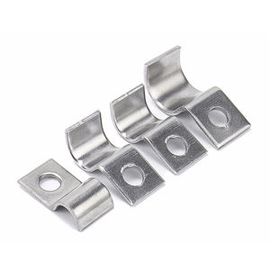 ช่วงขนาด 6 มม. - 160 มม. 304 สแตนเลสสตีลสําหรับงานหนัก <span class=keywords><strong>M</strong></span> / P ประเภทท่อหลุมเดียวแคลมป์อานคงที่ - Product Image 6