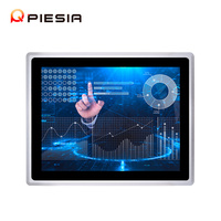Piesia 15 15,6 pulgadas todo en uno pantalla táctil capacitiva computadora integrada Tablet PC IP65 impermeable Panel Industrial sin ventilador PC