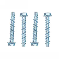 Kit de vis autotaraudeuses - Vis d'ancrage hexagonales pour béton et clous d'expansion M6/M8 - Kit de vis autotaraudeuses