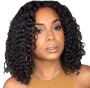 Europe and the United States fashion wig head African small roll explosion corn perm wig black short wigs for black woman