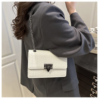 Sac à main de luxe pliable de marque Loui Famous REP avec crochet, breloques en pierres précieuses, chaîne pour femme, grand sac de bureau