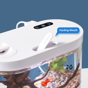 Multifunctionele Mini Fish Tank Usb <span class=keywords><strong>Aquarium</strong></span> Voor Kind Met Bodem Filtersysteem En Led Licht - Product Image 2