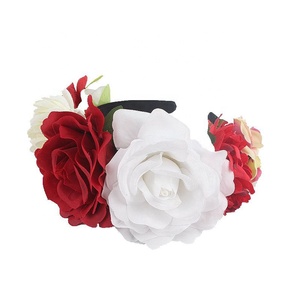 Bandeau en corne de diable floral réaliste pour les femmes <span class=keywords><strong>Halloween</strong></span> Cosplay accessoires adulte Costume fête Photo Booth décorations - Product Image 5