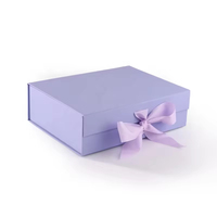 Boîte-cadeau pliable personnalisée en gaufrage de feuille d'or Emballage de chaussette pliable d'expédition à plat réutilisable écologique Avantage UV