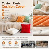 Housse de coussin confortable pour canapé de salon, housse de coussin de dossier, housse de coussin de coussin de siège