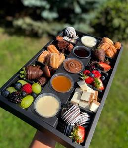 Tùy Chỉnh Thiết Kế In Cấp Thực Phẩm Nhà Hàng <span class=keywords><strong>Bento</strong></span> Thực Phẩm Hộp Giao Hàng Takeaway Platter Bao Bì Hộp Ăn Trưa Với Chèn - Product Image 4