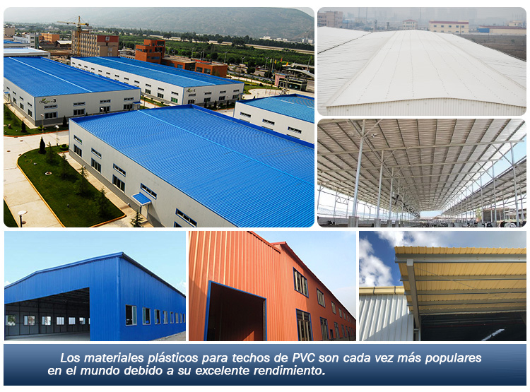 Venta cliente de teja de plástico PVC con buena materia prima precio de fábrica