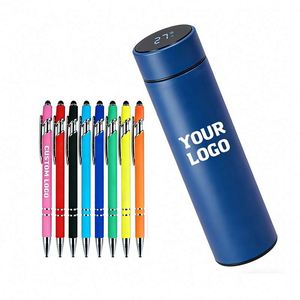 Stylo bille publicitaire en aluminium avec logo personnalisé – Cadeau d'entreprise en gros - Product Image 1
