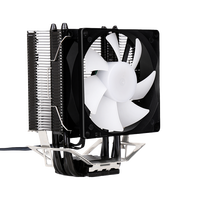 Ventilateur de refroidissement double tour double 90 mm SAMA Factory True Color Intel 775/115X/1700 CPU FRGB pour PC de jeu
