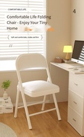 Chaise de formation pliable en acier avec revêtement en poudre, coussin en PU imperméable, pour bureau, école, conférence, séminaire, salle de réunion