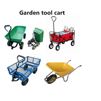 Chariot de plage pliable TC1016 robuste tout-terrain, chariot utilitaire de plage, chariot pliable