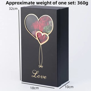Wholesale 11 Artificial Rose <b>Gift</b> <b>Boxes</b>, Artificial Flower <b>Gifts</b> for Wives on Weddings birthday and Valentine's Day - Product Image 2