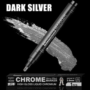 Penna Cromata in Metallo <span class=keywords><strong>per</strong></span> Riparazione Graffi, Pennarello Specchio <span class=keywords><strong>per</strong></span> Colorazione e Evidenziazione Fai-da-Te - Product Image 6