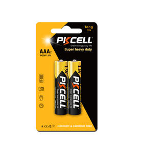 PKCELL超ヘビーデューティカーボンジンバッテリーUm-4 R03 1.5v R03p Aaa Um4ドライバッテリー環境にやさしい素材 - Product Image 2