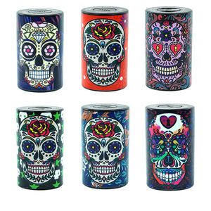 Hot bán không khí chặt chẽ lưu trữ thảo mộc Stash <span class=keywords><strong>container</strong></span> LED Magnifying Mag con dấu thủy tinh mùi proofjar - Product Image 2