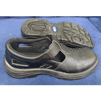 Sandal Kerja Anti-Smash ESD Cleanroom Bernapas untuk Musim Panas, Sepatu Safety Steel Toe PU Anti-Static untuk Perlindungan Kerja