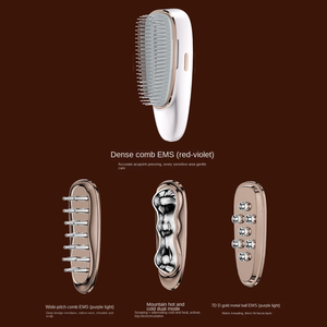 Großhandel Batteriebetriebener Intelligenter Gesichts- und Körpermassager |   Vibration mit 4 Köpfen, Heiß/Kalt/EMS/Licht-Modi |   Tiefengewebsmassage - Product Image 4
