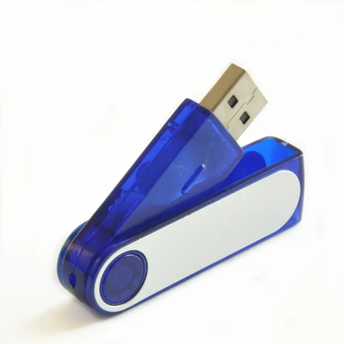 Waterproof swivel pen drive USB 2.0 64GB custom logo 16GB usb stick for coopration gift