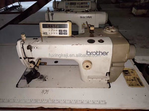 Máquina de Coser Industrial Computarizada Usada 6200A de Una Sola Aguja con Corte de Hilo - Product Image 2
