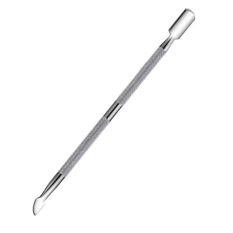 Cuticle Pusher Roestvrij Staal Nail Art Gereedschap 2 Manier Pedicure Manicure Care Cleaner Nail Care Tool Vinger Dode Huid Push