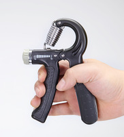 Entraîneur de force réglable pour les mains, lot de 4, pour exercices des bras, fitness à domicile, avec ressorts en acier et compteur