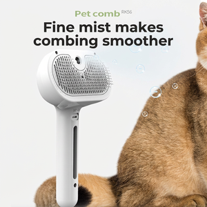 <b>Pet</b> Spray Comb RK56 Rechargeable Cat Dog Grooming <b>Brush</b> With Mist For Detangling And Removing Loose Hair - Product Image 1