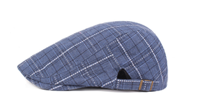 Venta al por mayor baratos hombres mujeres Plaid boinas Primavera Verano fino estilo británico Newsboy Cap Retro Cabbie sombrero artístico sombreros Peaked Painte - Product Image 4