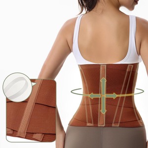 Individuell anpassbarer Taillentrainer-Gürtel mit Reißverschluss und Logo für Sport, Fitness und Gewichtsabnahme, flexible Lendenwirbelstütze - Product Image 6