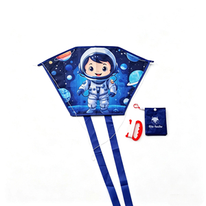 Mini cerf-volant de poche pliable, ensemble complet avec corde et poignée, motif animal de dessin animé mignon, cerf-volant portable pour enfants, jouet de plage - Product Image 6