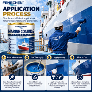 <span class=keywords><strong>Peinture</strong></span> <span class=keywords><strong>marine</strong></span> acrylique FENGCHEN résistante aux UV, imperméable et anticorrosion pour navires, bateaux, métaux et <span class=keywords><strong>fibre</strong></span> <span class=keywords><strong>de</strong></span> <span class=keywords><strong>verre</strong></span> - Product Image 4
