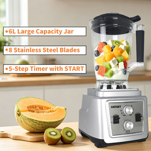 Licuadora Comercial Gemat de 6 Litros, Mezcladora de Alta Velocidad para Smoothies y Jugos - Product Image 2
