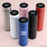 XD749 Botella de Agua Inteligente con Logotipo Personalizado, Termo Digital Inteligente, Regalo Empresarial para Actividades Corporativas y Promociones