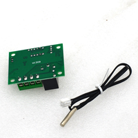 Modul Pengontrol Inkubator W1209 DC 12V Pengontrol Suhu Digital Thermostat dengan Sensor NTC Tahan Air