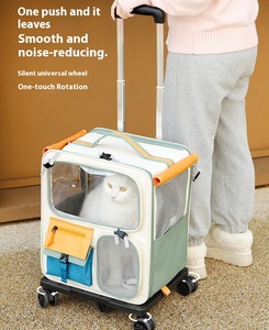 <span class=keywords><strong>Sac</strong></span> à roulettes tendance de grande capacité <span class=keywords><strong>pour</strong></span> chat Pet Dog Carrier <span class=keywords><strong>Sac</strong></span> à <span class=keywords><strong>dos</strong></span> avec roues - Product Image 6