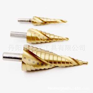 ดอกสว่านเจาะรูแบบขั้นบันได Mr Drill Metric ขนาด 4-32 มม. เคลือบ TiCN ก้านสามเหลี่ยม สำหรับโลหะที่ไม่ใช่เหล็ก - Product Image 1