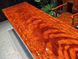 Mesa de Comedor de <span class=keywords><strong>Madera</strong></span> Maciza de <span class=keywords><strong>Bubinga</strong></span> de Lujo a Precio de Fábrica al por Mayor - Product Image 6