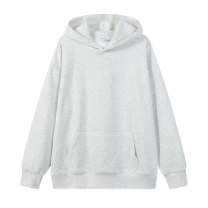 Sweat à capuche en polaire Silver Fox 450g |   100% coton, coupe ample et lourde |   Vêtements de rue décontractés pour hommes, streetwear d'automne pour - Product Image 6