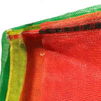 Tas Jaring Merah untuk Kurma Palm HDPE Mono Filamen Tanggal Kantung Jaring Tas Jaring dengan Tali Hitam Tas Jala Tubular Chili