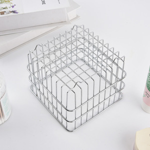 Cesta de Almacenamiento de Alambre de Acero Inoxidable, Forma Rectangular, para Cosméticos y Productos de Cuidado Personal, Ecológica, Tipo Vertical - Product Image 2